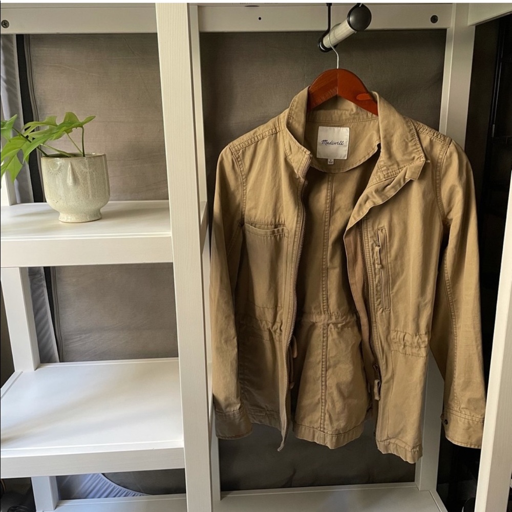 Madewell Women's Utility Jacket in Tan